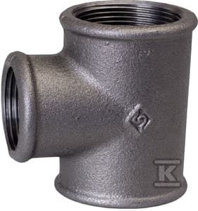 B1NR25 reducerende T-stykke 5/4X1/2X5/4 sort
