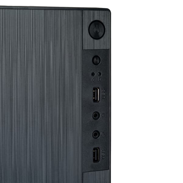 Micro ATX-kabinet til Akyga AK35BK PC Tower-computer, 2x USB 2.0 sort