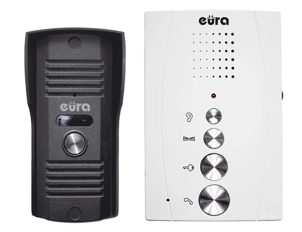 EURA INVITO Intercom Handsfree Högtalartelefon Enfamiljsgrind