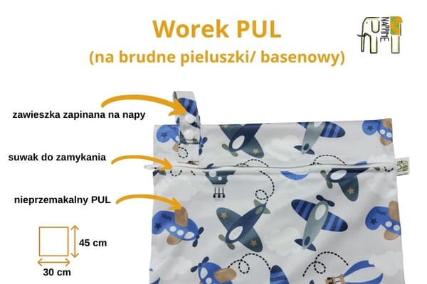 NappiMe PUL pusletasker til fly