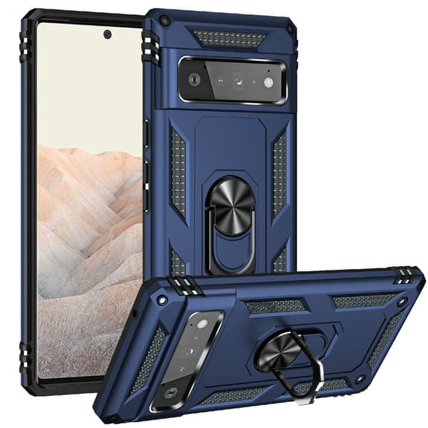 Pansret cover til Google Pixel 6 Pro, Nox Case Ring, marineblå