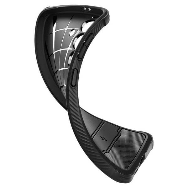 Spigen Rugged Armor cover til Galaxy S24 sort/matsort