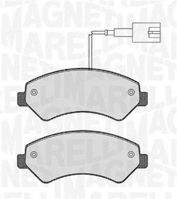 MM PF0190 MAGNETI MARELLI BREMSEKLODSER FORAN 1-SENSOR