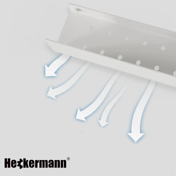 Heckermann vit badrumshylla 40 cm
