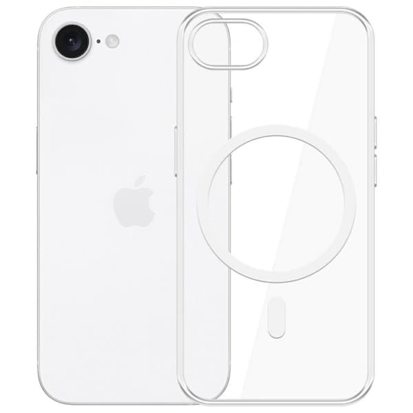 3mk Clear MagCase för MagSafe, för iPhone 16E, transparent och vit