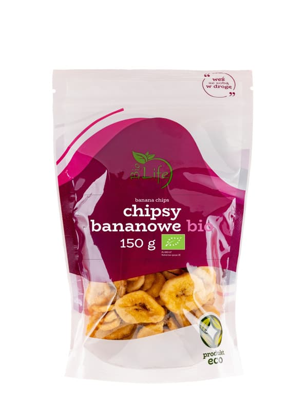 Ekologiska bananchips 150g