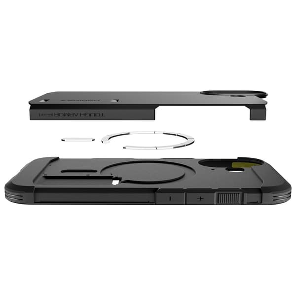 Spigen Tough Armor "T" MAG MagSafe-cover til iPhone 17, sort