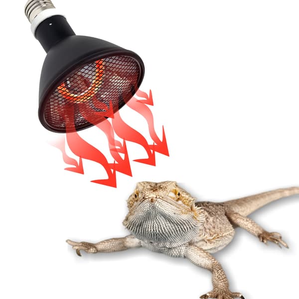 Repti-Zoo dybdevarmer 80W - strålevarmer