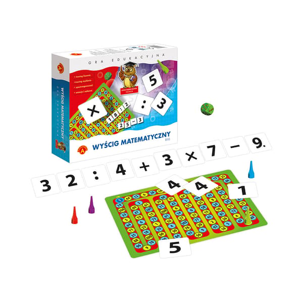 Matematikløb. Stor pædagogisk version. Brætspil. Alexander
