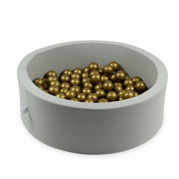 Legetøjskugler ø7cm 500 stk. gammelguld