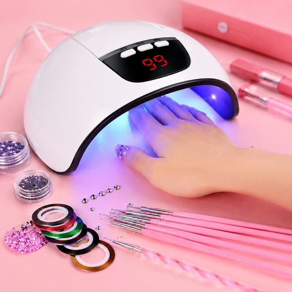 Hybridsæt, LED UV-lampe, manicure, fræsemaskine