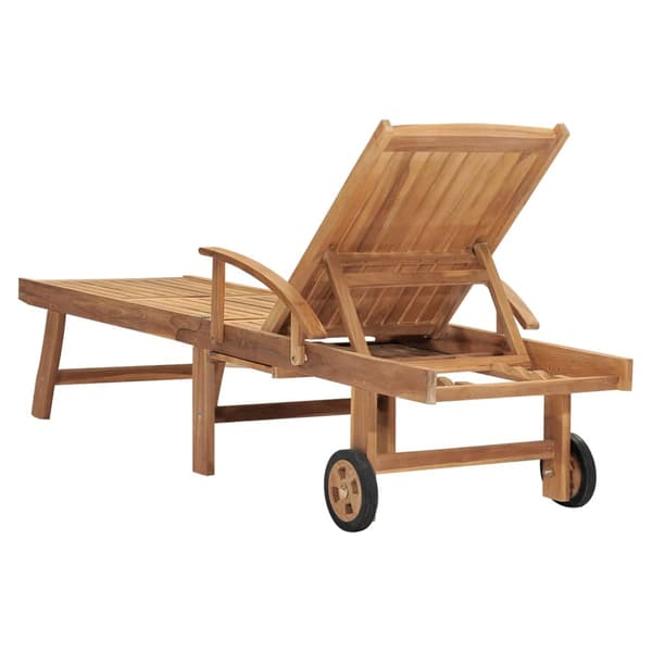 vidaXL Solstol massiv teak