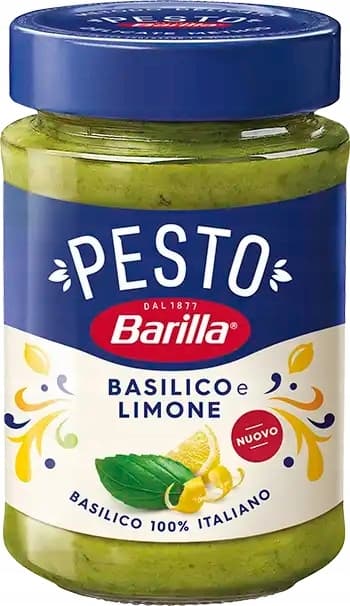 Basilikapesto med citron Basilico e Limone Barilla 190g italiensk