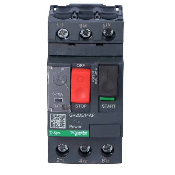 GV2ME..AP 6-10A motorbrytare, boxterminaler