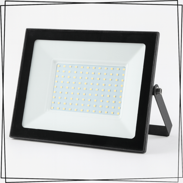 HALOGEN LED-BELYSNING HALL FÖR UTOMHUSBRUK TRÄDGÅRDSBELYSNING 100W 6500K