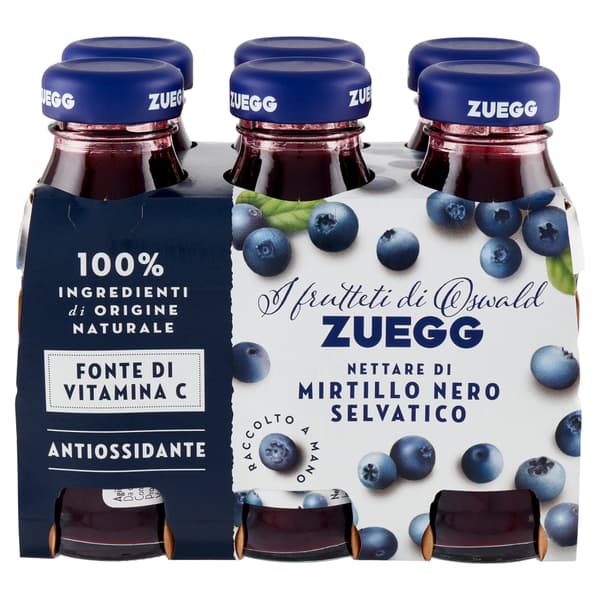 Zuegg blåbærjuice 6x125ml