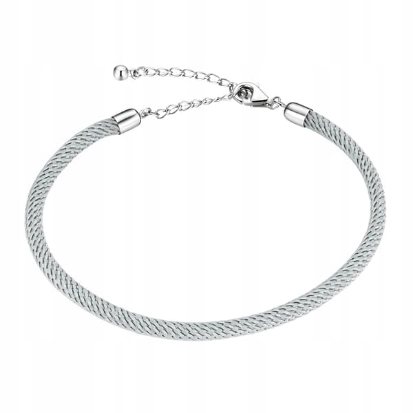 Modulärt armband silver 925 för berlocker pärlor hängen grått silver