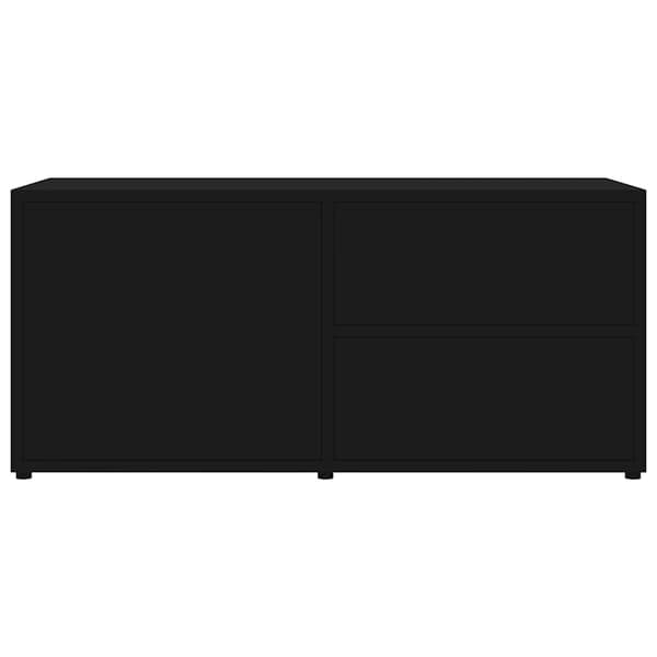 vidaXL TV-skab sort 80x34x36 cm spånplade