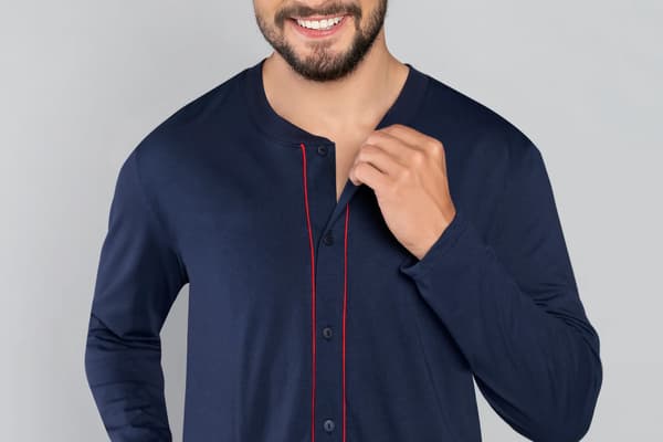 Nelson herrpyjamas, långärmad, långbyxor XXL