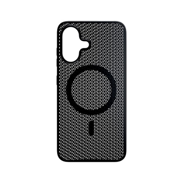 3mk COOLING MagCase iPhone 16 Plus -puhelimelle, musta