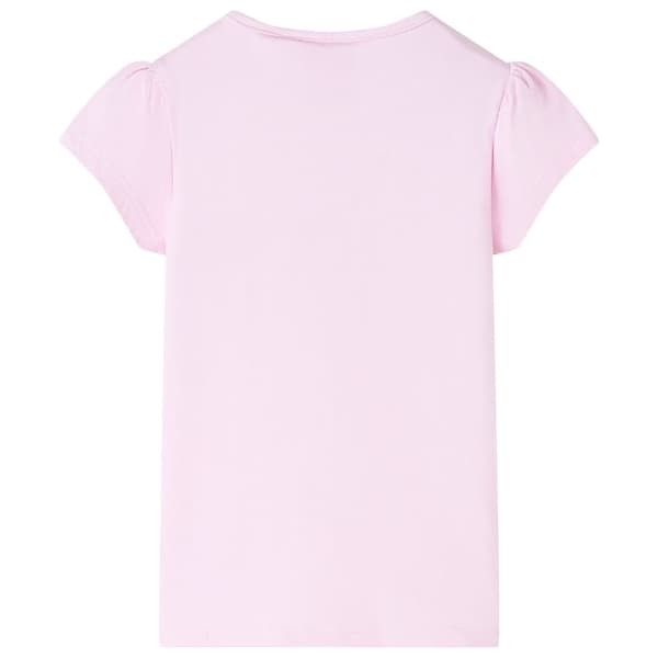 Barn-T-shirt, ljusrosa, 116