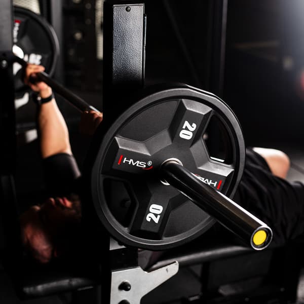 Polyuretan olympisk plade 20 kg TPC20 CPU HMS