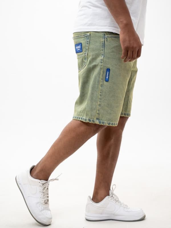 Herr Gröna MyStars Blå Basic Jeansshorts 30