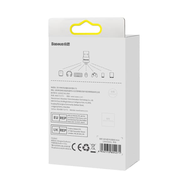 Mini Bluetooth 5.0 USB-sovitin Vastaanotin Lähetin Tietokoneelle Musta