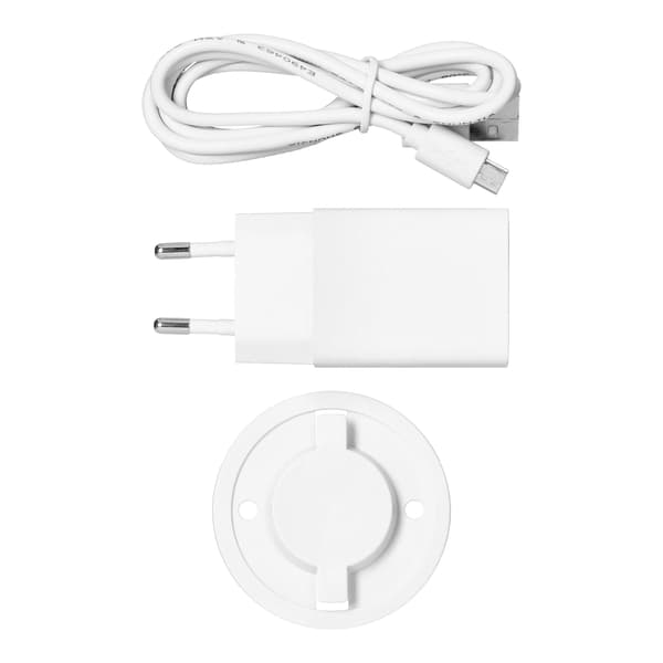 Tuya Wi-Fi 4MP Farve Indendørs PTZ Kamera Hukommelse Intercom Hvid