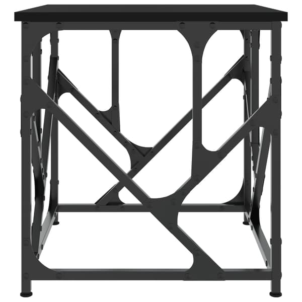 vidaXL sofabord, sort, 45x45x47,5 cm, træbaseret materiale