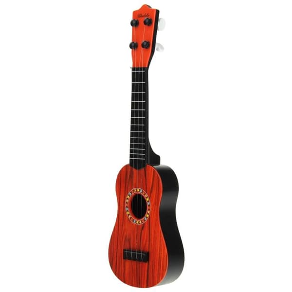 Klassisk akustisk gitarr ukulele musikinstrument för barn plektrum - röd