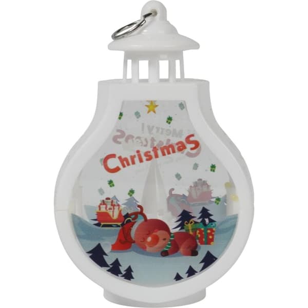 Jullykta LED-lysdekoration julemand