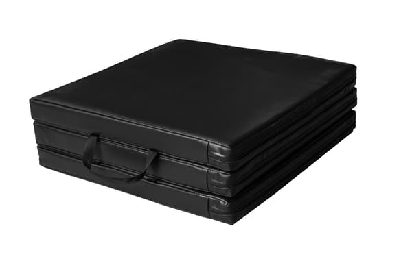 Gymnastikmåtte, måtte - 180x60x6 sort - muvv