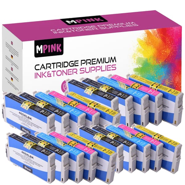 20x blækpatroner til EPSON E405XL CMYKK x4 GP