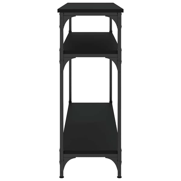 vidaXL konsolbord, sort, 100x29x75 cm