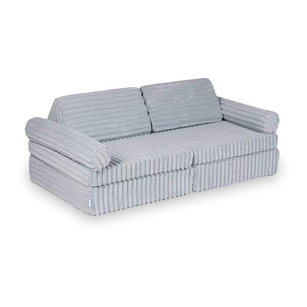 Montessori Comfort Waffle Grå Mini Legesofa