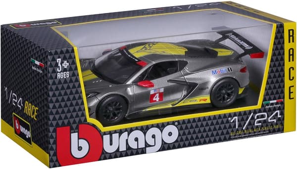 Bilmodell Bburago Chevrolet Corvette C8.R 1:24