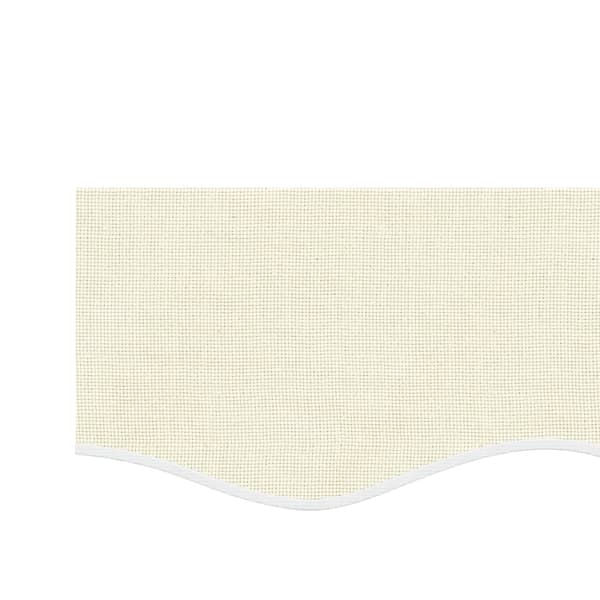 vidaXL markisekappe, cremefarvede striber, 3,5 m