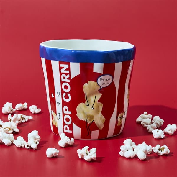 Keramisk popcornbeholder 14 cm