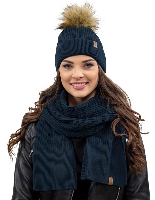 Vivisence 7042 marinblå uni-hatt
