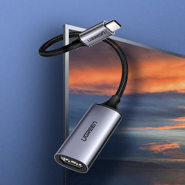 USB-C till HDMI 2.0 4K 60Hz Thunderbolt 3-adapter grå