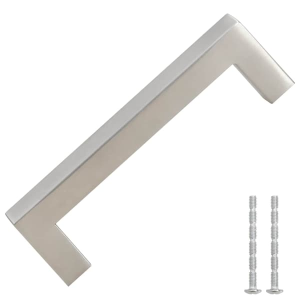 vidaXL skabsgreb 10 stk. sølv 96 mm rustfrit stål