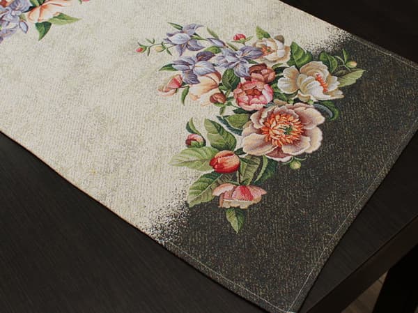 Gobelinbordløber 42x140 "Buket"