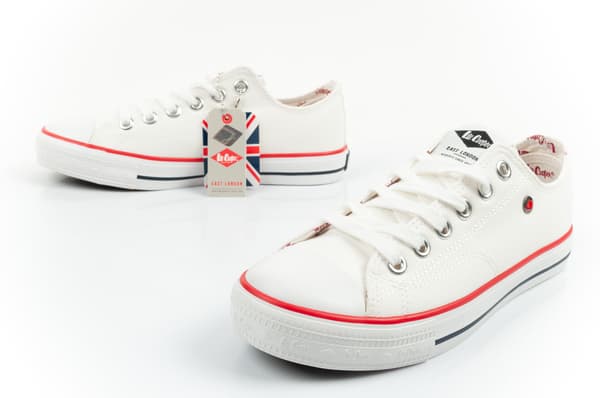 Lee Cooper Canvas White Lady [LCW-26-31-4310L] v. 37