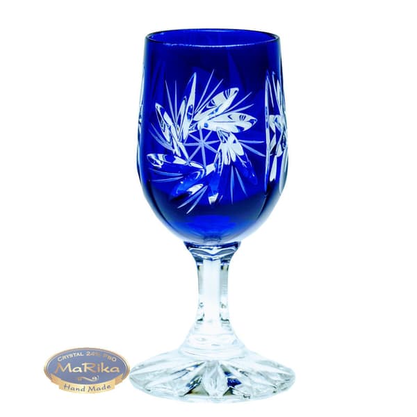 Koboltkristallglas 25ml olivkvarn - Set om 6