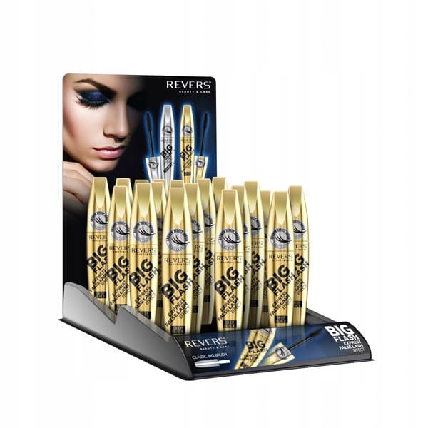 Revers Big Flash Express mascara sort falsk øjenvippeeffekt 12 ml