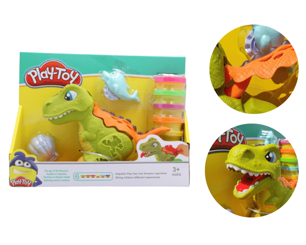 DINOSAURIEPLASTDEG + TILLBEHÖR