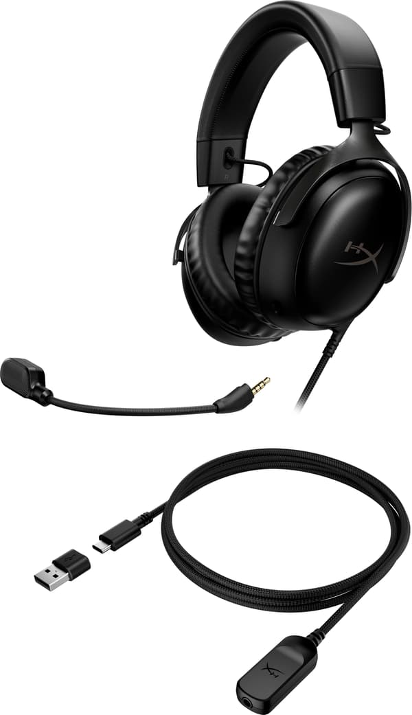 HyperX Cloud III Sorte Hovedtelefoner (727A8AA)