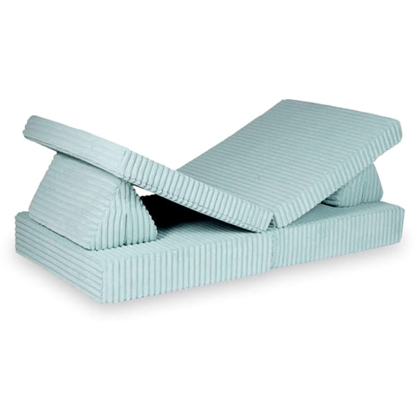 Montessori Standard Waffle Play Sofa Lys Mintgrøn