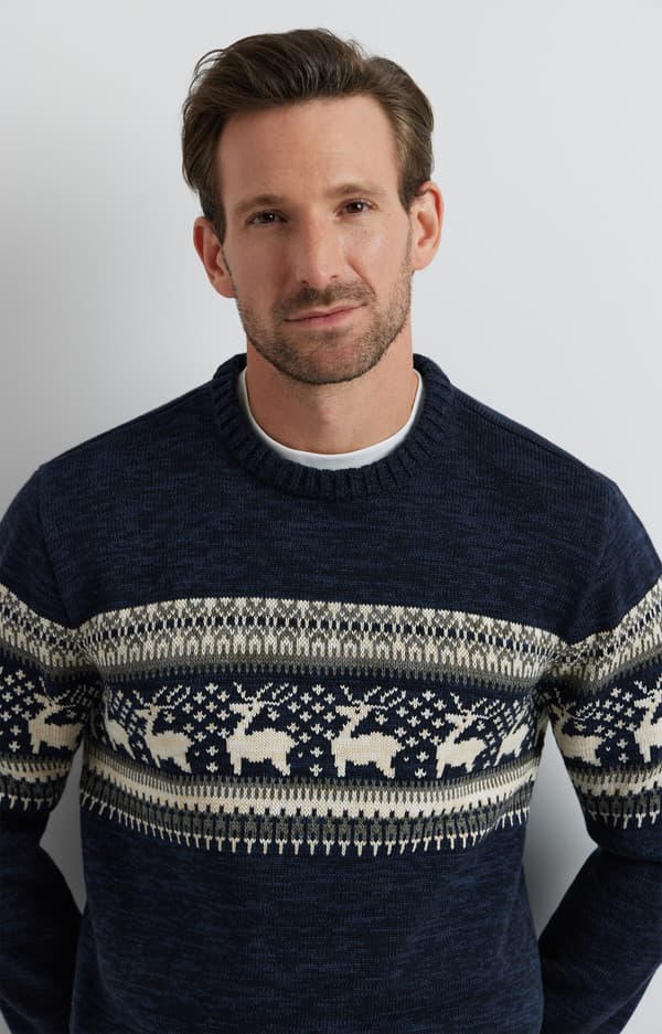 Julemønster sweater S